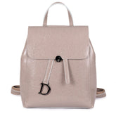 Zipper Cover Type Backpack With D-Shaped Ring - Shah S. Sahota